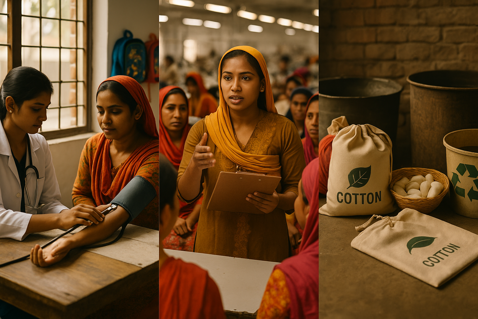 Sustainability initiatives including healthcare and education for workers’ families