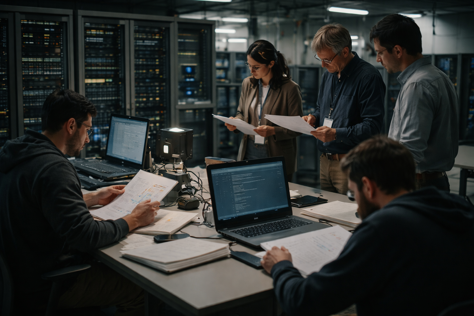 Tana technical operations — data centre / engineering work anchoring AI systems