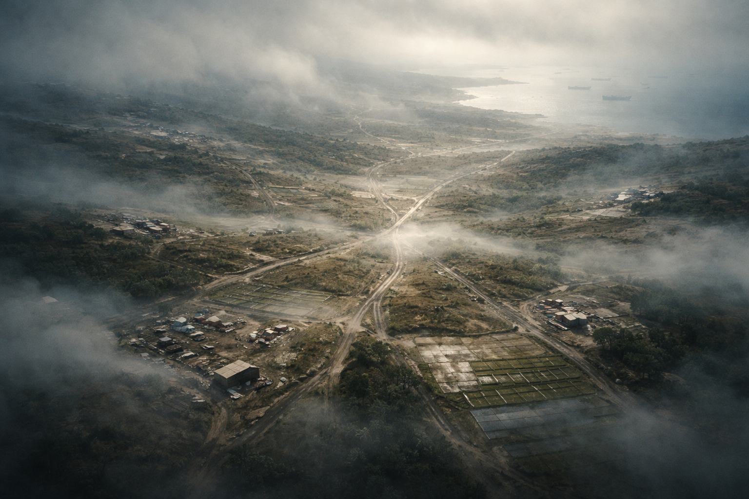 Governance and leadership discussion with operational maps and system context