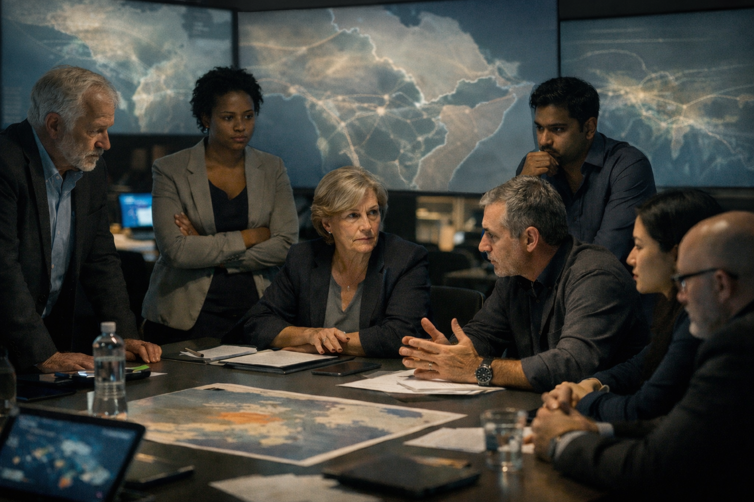 Tana Analytics management team for Operation Fault Line